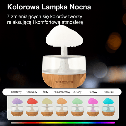 Deszczowa chmurka nawilżacz powietrza - nawilżacz powietrza w kształcie chmurki aromaterapia