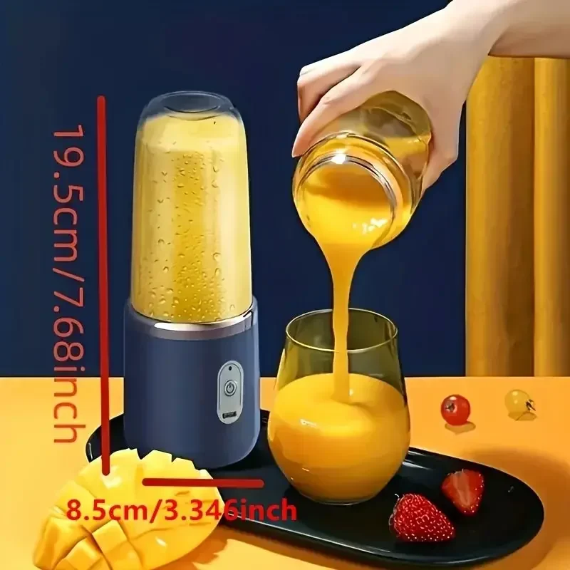 Przenośny blender elektryczny - Bezprzewodowy blender do koktajli smoothie soków